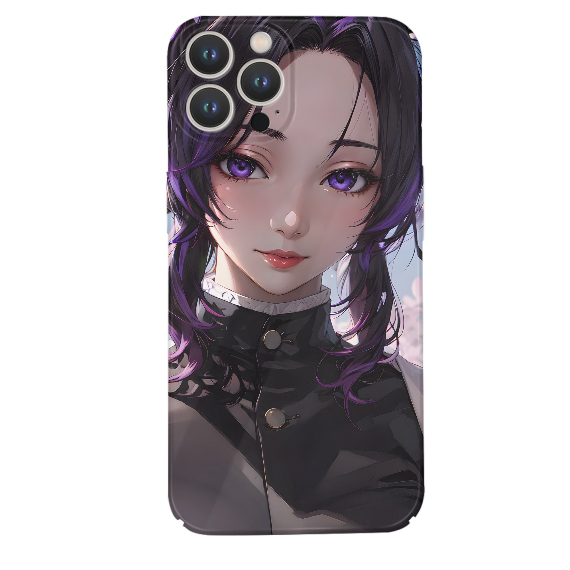 （画像用） 鬼滅の刃（きめつのやいば）蟲柱-胡蝶 しのぶ／こちょう しのぶ Kochou Shinobu 【iPhone 14シリーズ対応】ハードケース